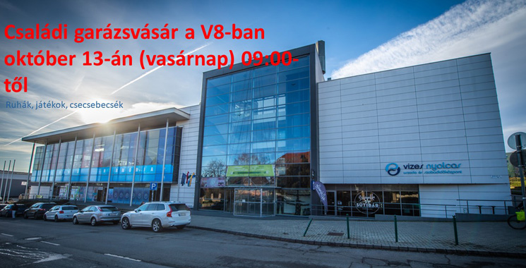 Garázsvásár október 13-án a V8-ban