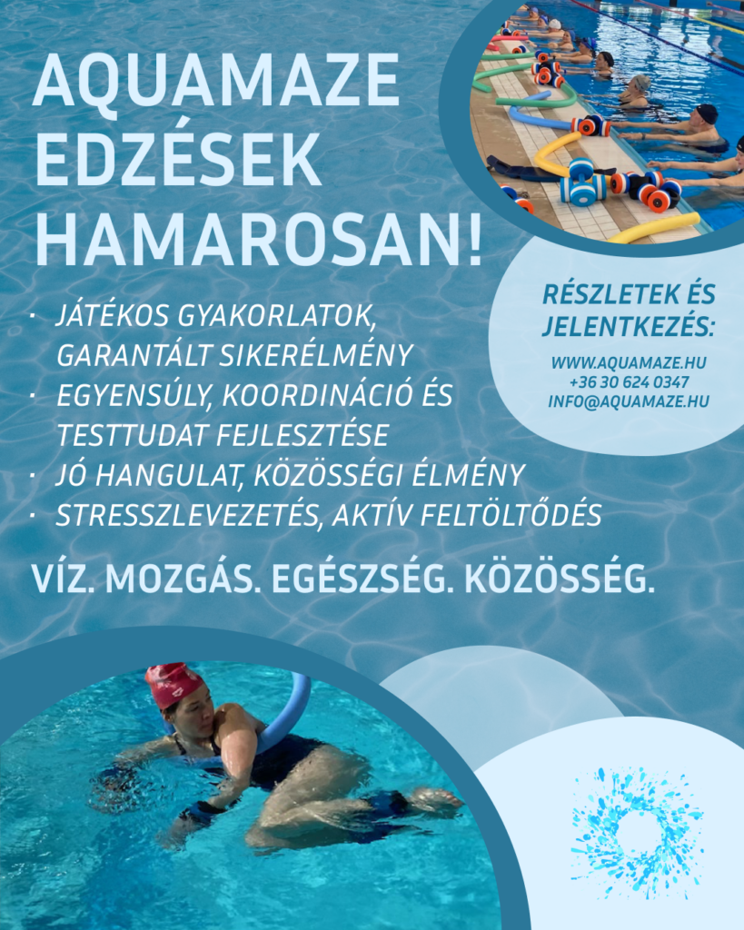 Októbertől visszatér az aquafitness is a V8-ba